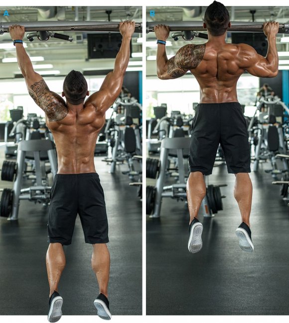 Упражнения на широчайшие мышцы спины